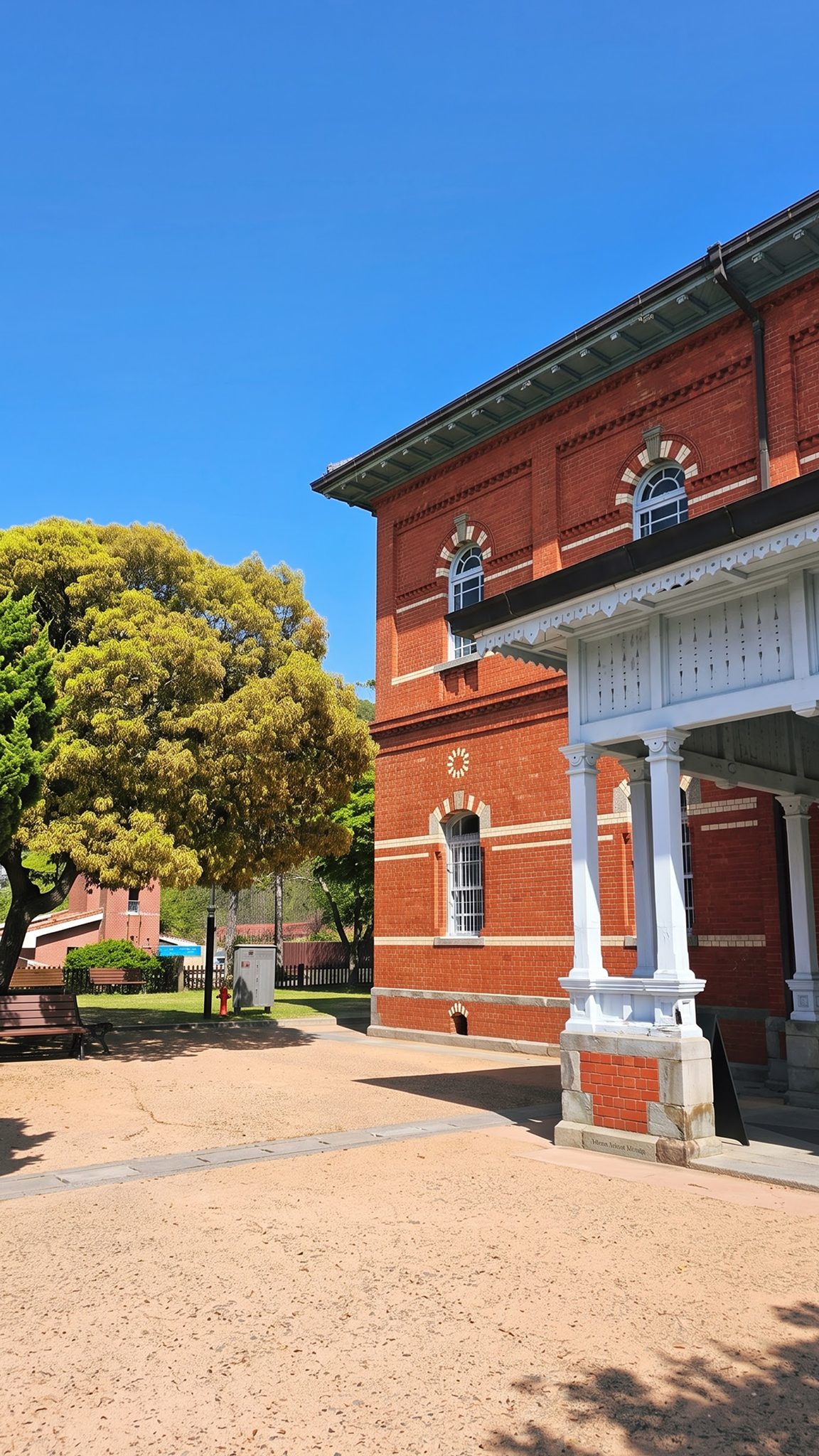 Red-brick early-modern building in Mokpo's history district